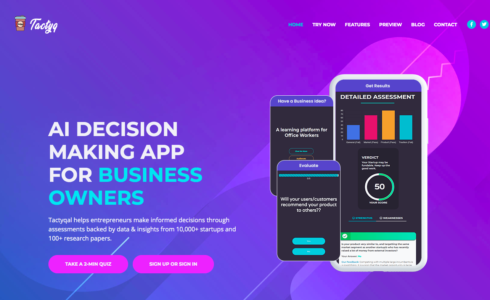 Introduction to the Tatyqal AI powered business startup coach app