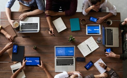 What are the key roles in a startup marketing team?