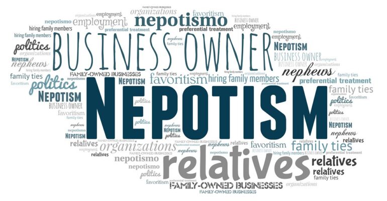 is nepotism bad for business