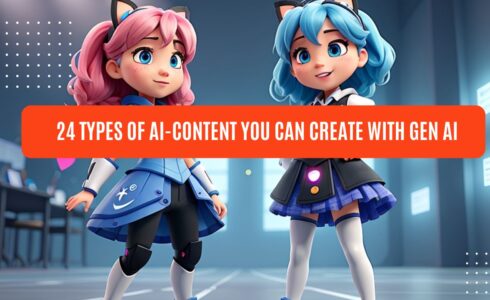 24 types of gen ai content
