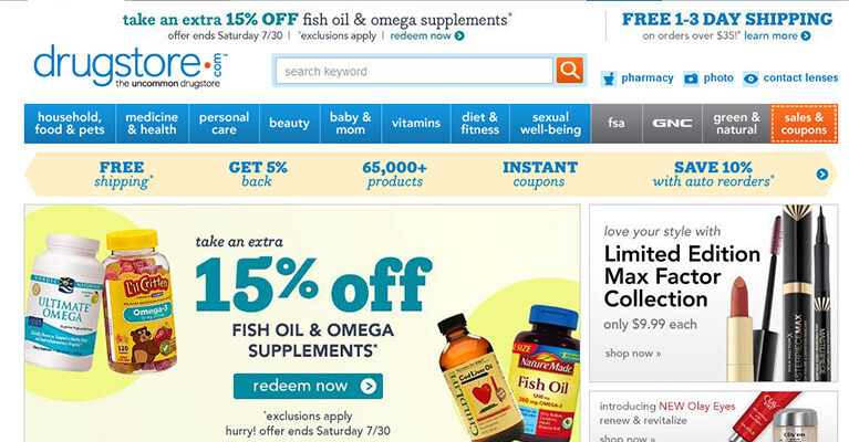 why did drugstore.com fail?