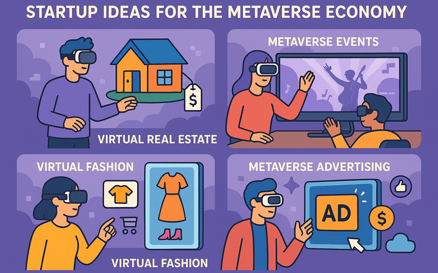30 Startup Ideas for the Metaverse Economy